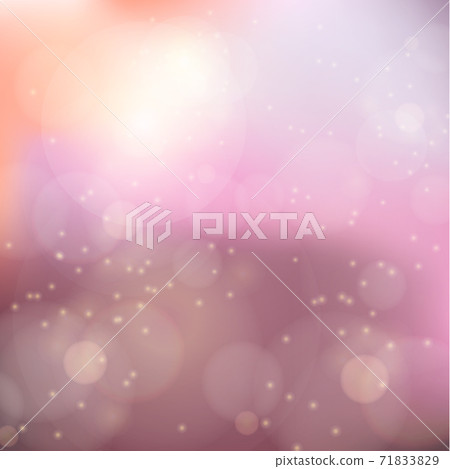 Multicolored blurry bokeh on a dark background 71833829