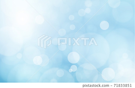 White blurred bokeh on blue background - Vector - Stock Illustration ...