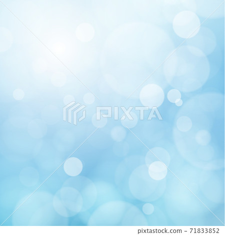 White blurred bokeh on blue background - Vector - Stock Illustration ...