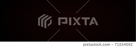 Panoramic texture of black and gray carbon fiber 71834092