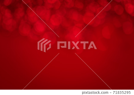 Blurred image red lights background defocused for festivals and celebrations. 71835295