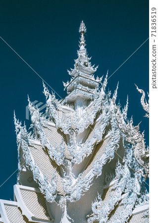 Wat Rong Khun, the White Temple in Chiang Rai, Chiang Mai province, Thailand 71836519