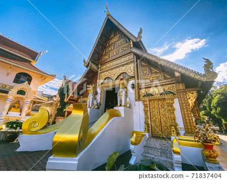 Wat Phra Sing, temple in Chiang Rai, Chiang Mai Province, Thailand Wat Phra Sing, temple in Chiang Rai, Chiang Mai Province, Thailand 71837404