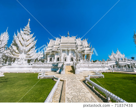 Wat Rong Khun, the White Temple in Chiang Rai, Chiang Mai province, Thailand 71837438