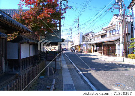 重要的傳統建築保護區 岡山縣尾田町八k州和本山前堂石井本人一家 照片素材 圖片 7197 圖庫