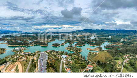 Piedra del Penol in Guatape in Colombia 71838483