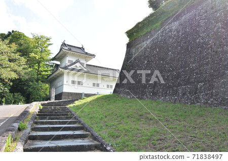 東北宮城縣仙台市仙台城角塔和石牆 71838497