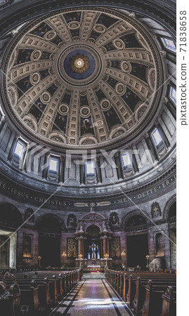 Church architecture in Copenhagen, capital in Denmark 71838658