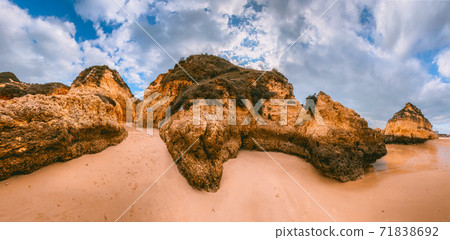 Algarve coast and beaches in Portugal 71838692
