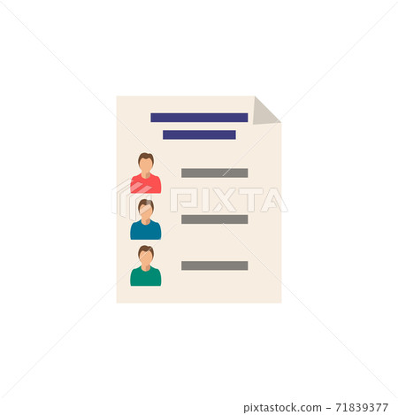 Vote icon. Simple element from election collection. Creative Vote icon for web design, templates, infographics and more 71839377