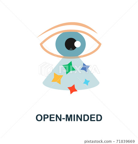 Open-Minded icon. Simple element from core values collection. Creative Open-Minded icon for web design, templates, infographics and more Open-Minded icon. Simple element from core values collection. Creative Open-Minded icon for web design, templates, infographics and more 71839669