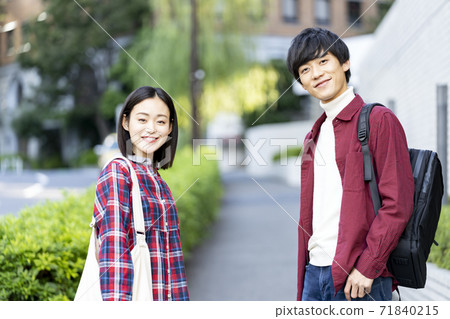 Men and women in their 20s Men and women in their 20s 71840215