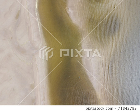 water bottom from above, aerial photo water bottom from above, aerial photo 71842782