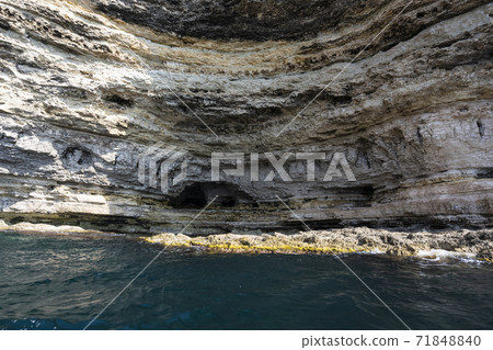 Grotto on the Bank of the Tarkhankut national nature Park in the village of Olenevka Grotto on the Bank of the Tarkhankut national nature Park in the village of Olenevka 71848840
