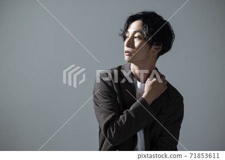 A man in a jacket A man in a jacket 71853611