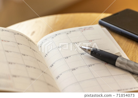 Schedule management with a notebook Schedule management with a notebook 71854073