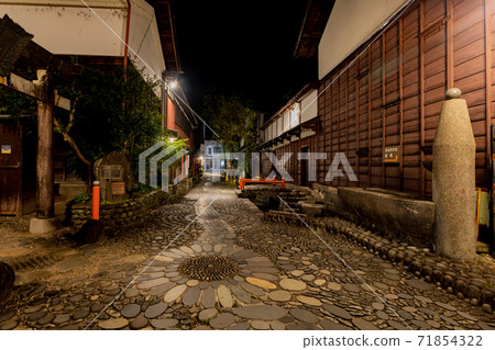 Gujo Hachiman Yanaka Lane Night View Gujo Hachiman Yanaka Lane Night View 71854322