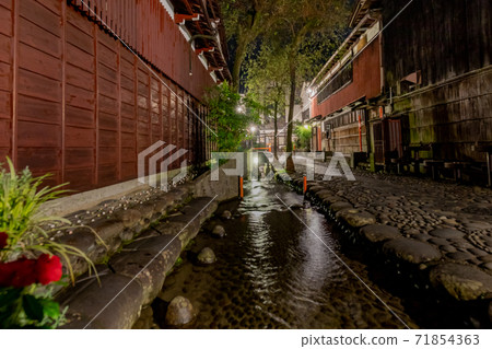 Gujo Hachiman Yanaka Lane Night View Gujo Hachiman Yanaka Lane Night View 71854363