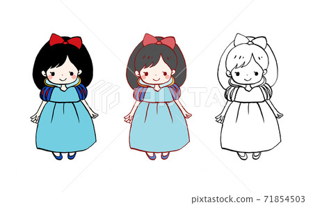 Snow White Illustration 71854503
