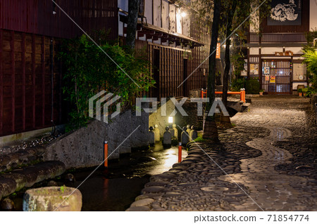 Gujo Hachiman Yanaka Lane Night View Gujo Hachiman Yanaka Lane Night View 71854774