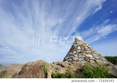 Stone tower and sky Stone tower and sky 71856543