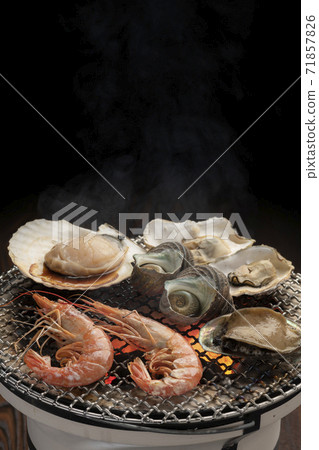 a燒(蝦,頭皮,扇貝,鮑魚,牡蠣) a燒(蝦,頭皮,扇貝,鮑魚,牡蠣) 71857826