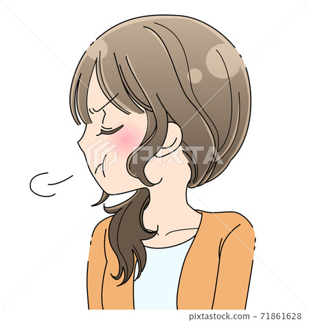 Female facial expression _ sneak 71861628