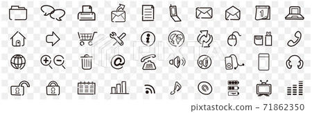 圖標 Icon 手寫 71862350