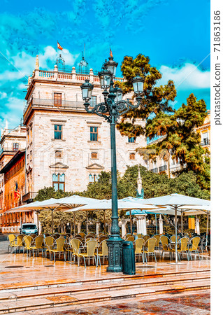 Cityscape of Valencia - third size population city in Spain. Cityscape of Valencia - third size population city in Spain. 71863186