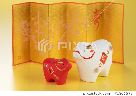 Zodiac beef ox New Year's image Zodiac beef ox New Year's image 71865575