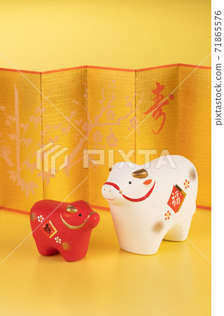 Zodiac beef ox New Year's image Zodiac beef ox New Year's image 71865576