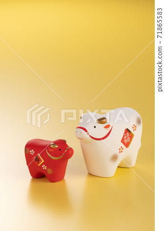 Zodiac beef ox New Year's image Zodiac beef ox New Year's image 71865583