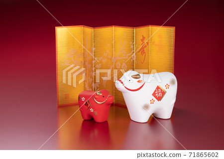 十二生肖牛牛新年形象 十二生肖牛牛新年形象 71865602