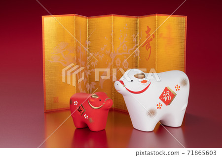 Zodiac beef ox New Year's image Zodiac beef ox New Year's image 71865603