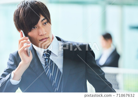 A young businessman A young businessman 71867632