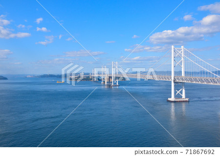 From Minami Bisan Seto Ohashi, Sakaide City From Minami Bisan Seto Ohashi, Sakaide City 71867692