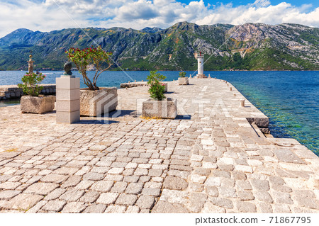 Lighthouse near Our Lady of the Rock church, Kotor, Montenegro 71867795