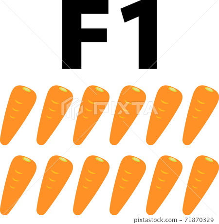 F1胡蘿蔔的形象 71870329