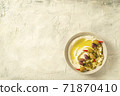 Popular middle eastern appetizer labneh o 71870410
