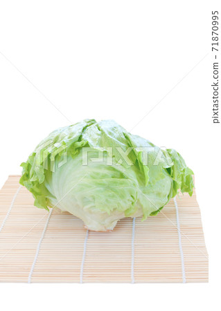 One fresh lettuce before cooking One fresh lettuce before cooking 71870995