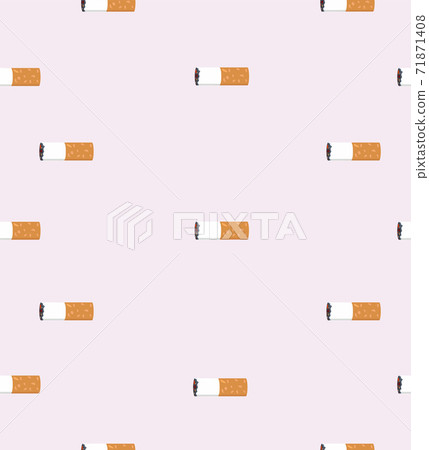Cigarette butt isolated seamless pattern Cigarette butt isolated seamless pattern 71871408