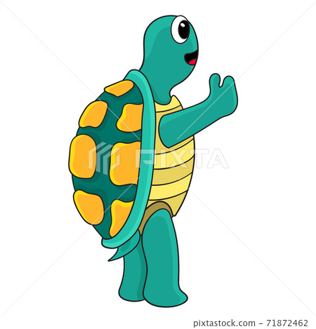 Turtle Mascot Logo Cartoon Character Stock Illustration 71872462 Pixta