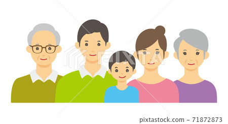 家庭插圖 家庭插圖 71872873