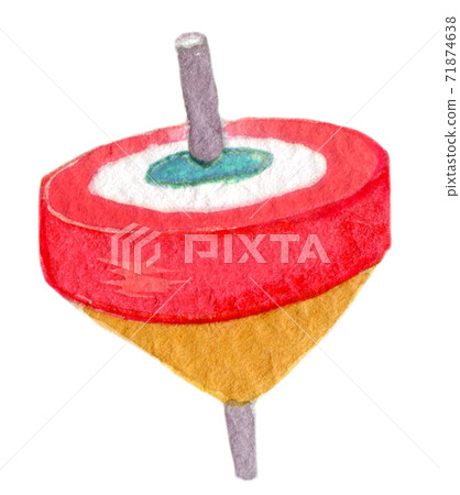 新年的幸運符,水彩插圖,新年賀卡材料 新年的幸運符,水彩插圖,新年賀卡材料 71874638