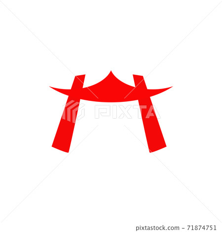 Dojo building icon logo design template - Stock Illustration [71874751 ...