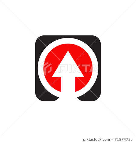 Upload icon logo design template Upload icon logo design template 71874783