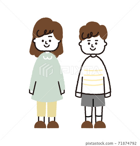 Little brother with a smile Little brother with a smile 71874792