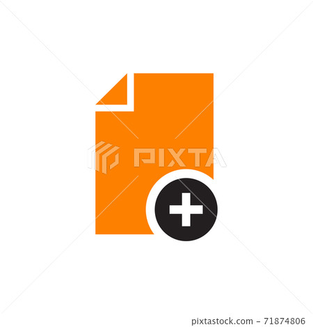 Upload icon logo design template 71874806