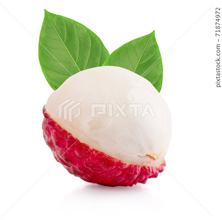 Lychee isolated on a white background 71874972