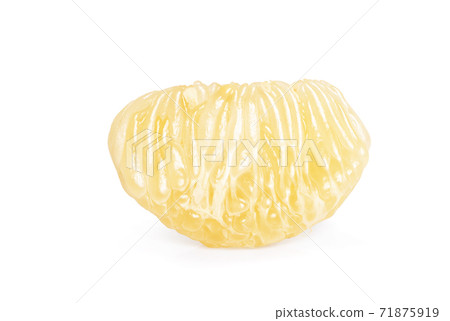Pomelo (Citrus maxima or Citrus grandis) isolated on white background. Pomelo (Citrus maxima or Citrus grandis) isolated on white background. 71875919